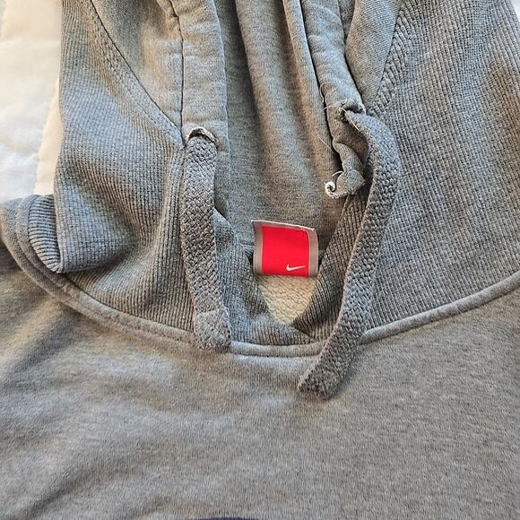 Vintage Nike 1990s Illinois Fighting Illini Embroidered Gray Pullover Hoodie XXL - Picture 6 of 8